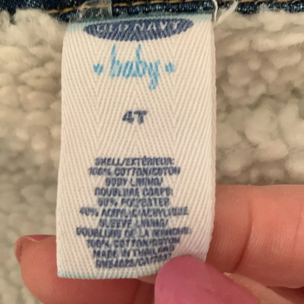 Old Navy Baby, jean jacket, size 4T